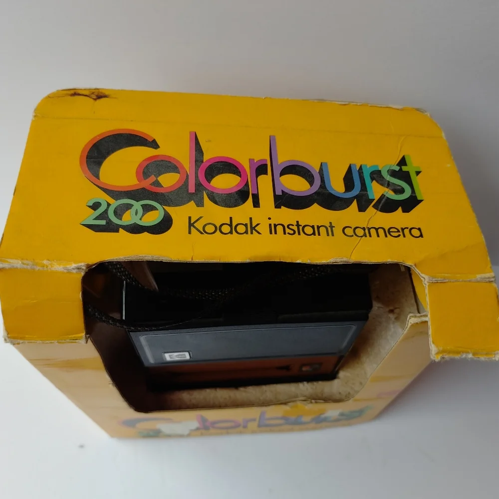 Vintage Kodak Colorburst 200 Instant Camera Booklet Box Included